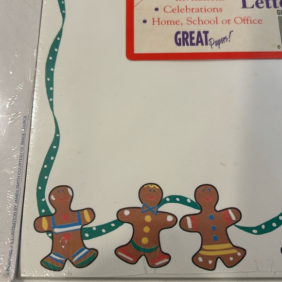 Santa And Gingerbread stationary - Picture 5 of 7